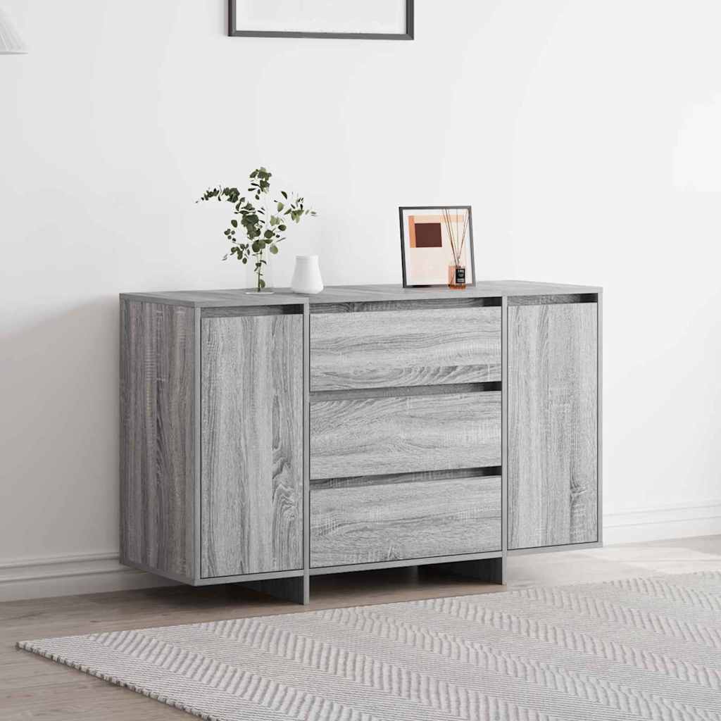 vidaXL Buffet Gris Sonoma 120 x 41 x 75 cm Bois d'ingénierie
