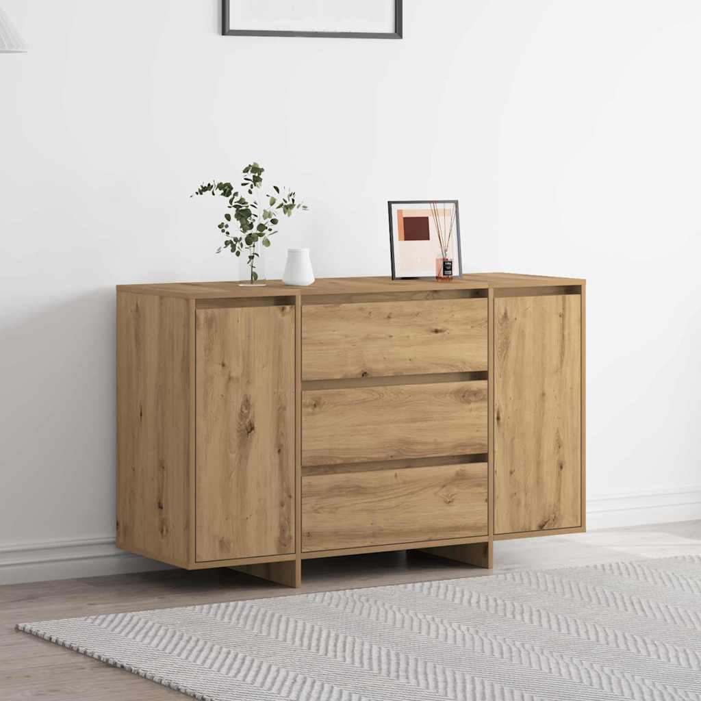 vidaXL Buffet Chêne artisanal 120 x 41 x 75 cm Bois d'ingénierie