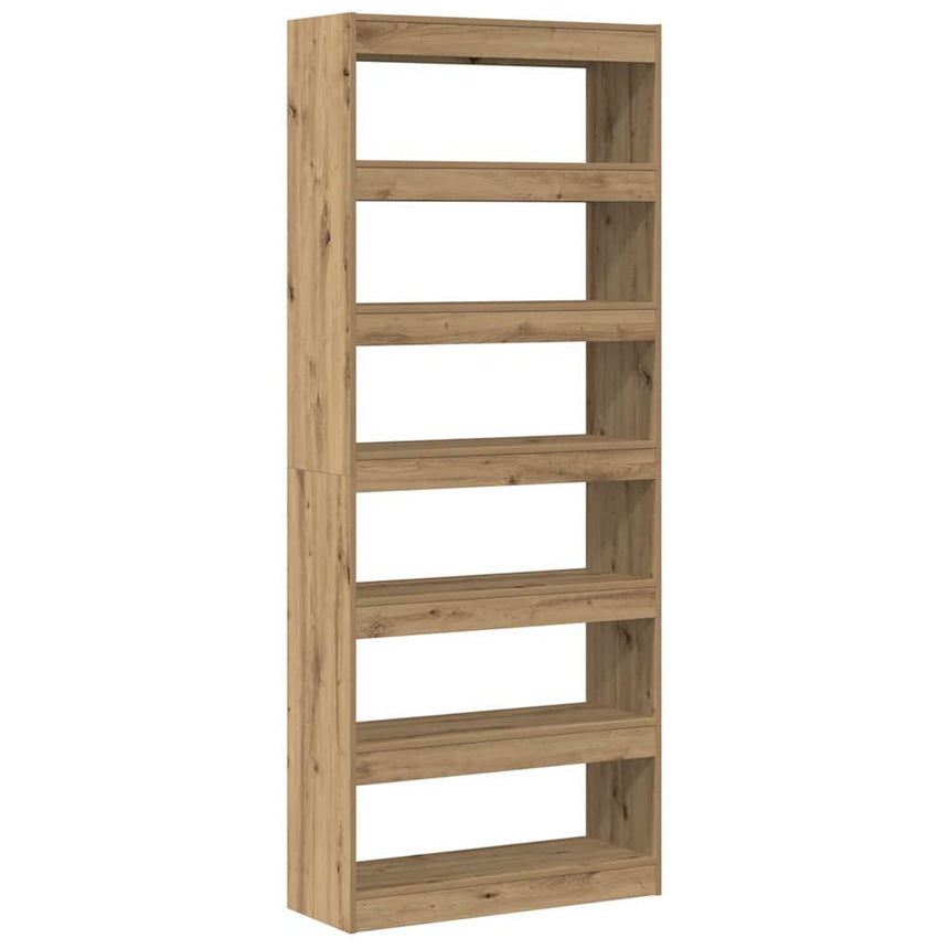 vidaXL Bibliothèque 6 niveaux 80 x 30 x 198 cm Bois d'ingénierie