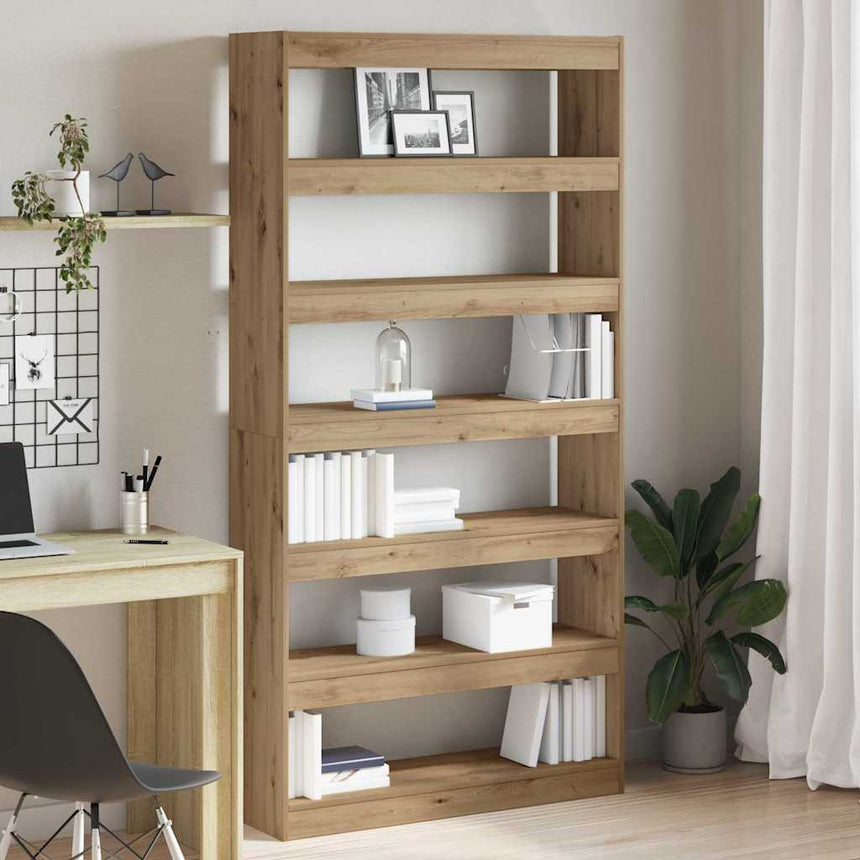 vidaXL Bibliothèque 6 niveaux 100 x 30 x 198 cm Bois d'ingénierie