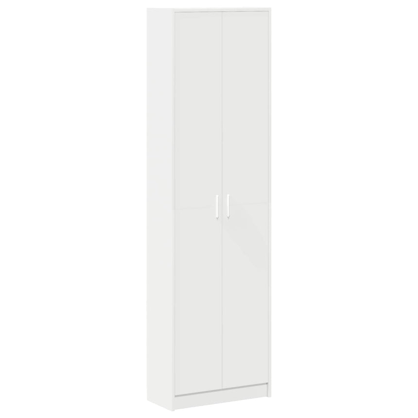 vidaXL Armoire avec étagère Blanc 55 x 25 x 189 cm Bois d'ingénierie