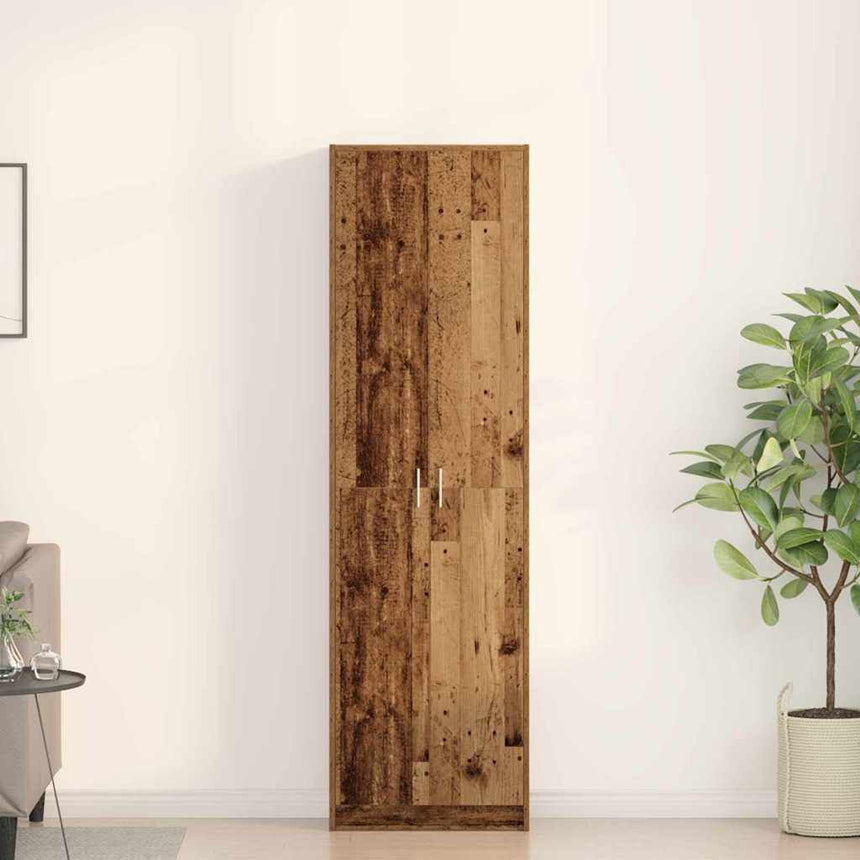 vidaXL Armoire Bois Ancien 55 x 25 x 189 cm Bois d'ingénierie