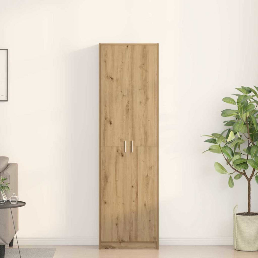 vidaXL Armoire Chêne artisanal 55 x 25 x 189 cm Bois d'ingénierie