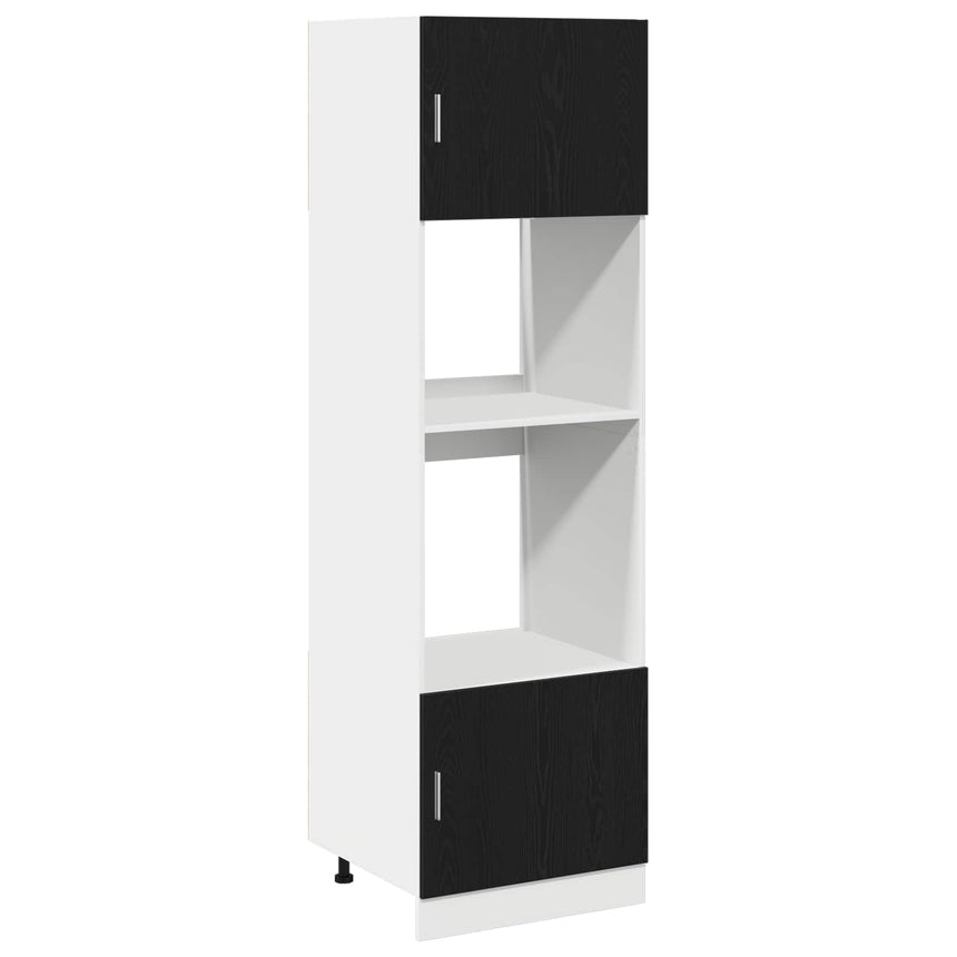 vidaXL Armoire suspendue Chêne noir 60 x 57 x 207 cm Bois d'ingénierie