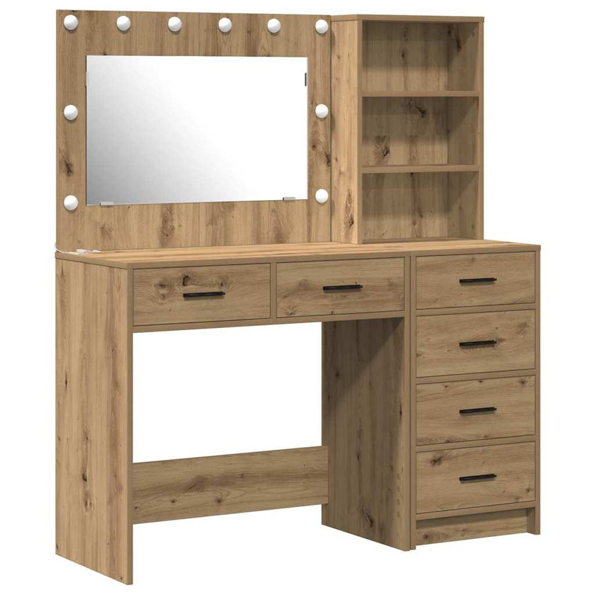 vidaXL Table de Toilette 2 pcs Marron 78.5 x 41 x 135 cm