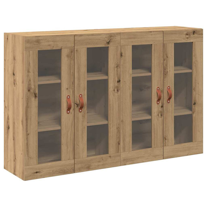 vidaXL Cabinets muraux 2 pcs Chêne artisanal 69,5 x 34 x 90 cm
