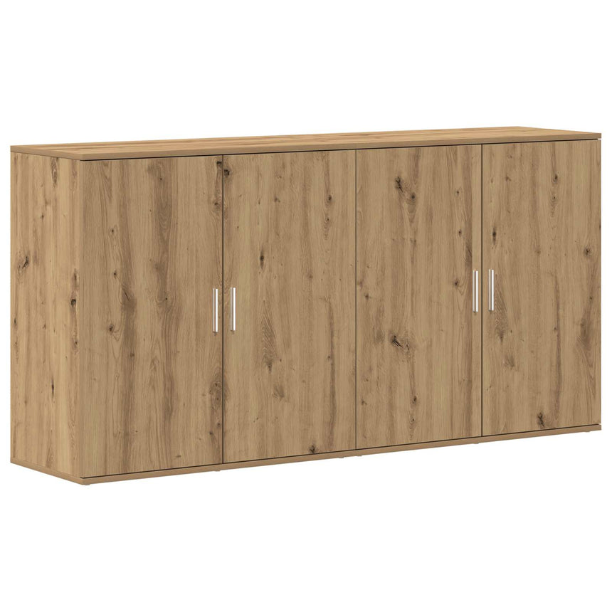 vidaXL Buffet 2 pcs Chêne artisanal 79 x 38 x 80 cm Bois d'ingénierie