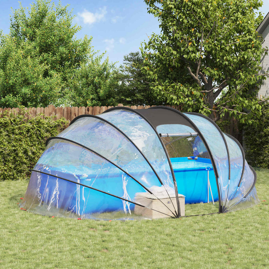 Pool Tent Dome Doorzichtig 640 X 432 X 205 Cm Pvc