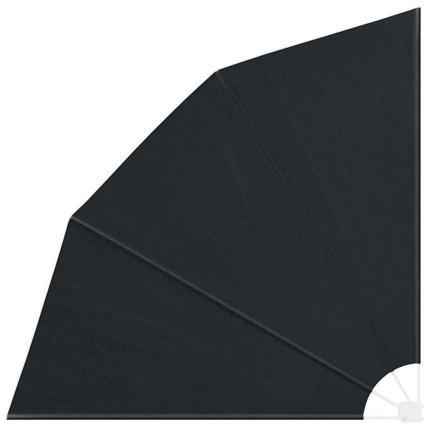 Balkon Privacy Scherm 210 X 210 Cm Polyester Antracietkleurig