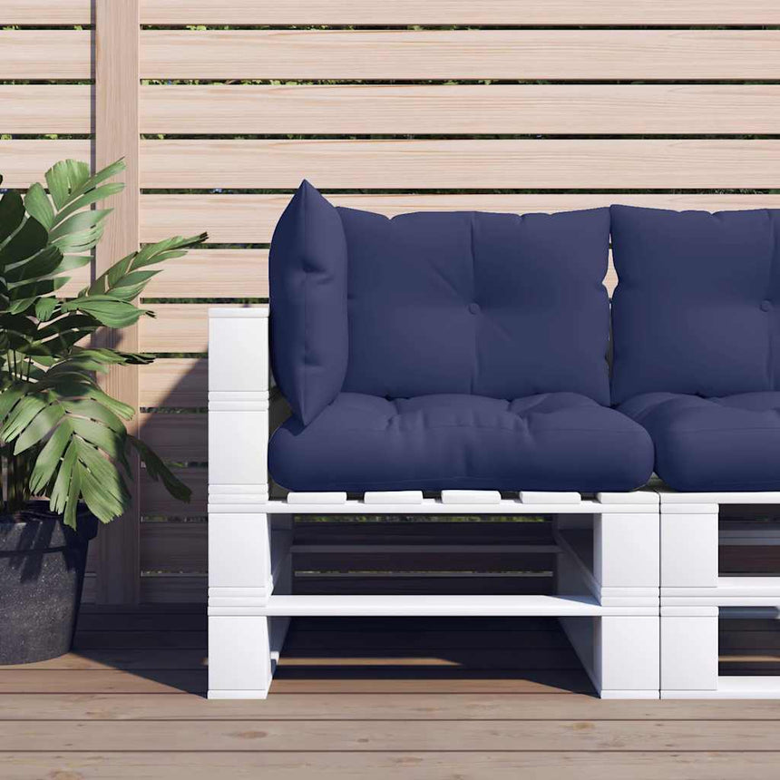 Palletkussens 3 St Oxford Stof Marineblauw