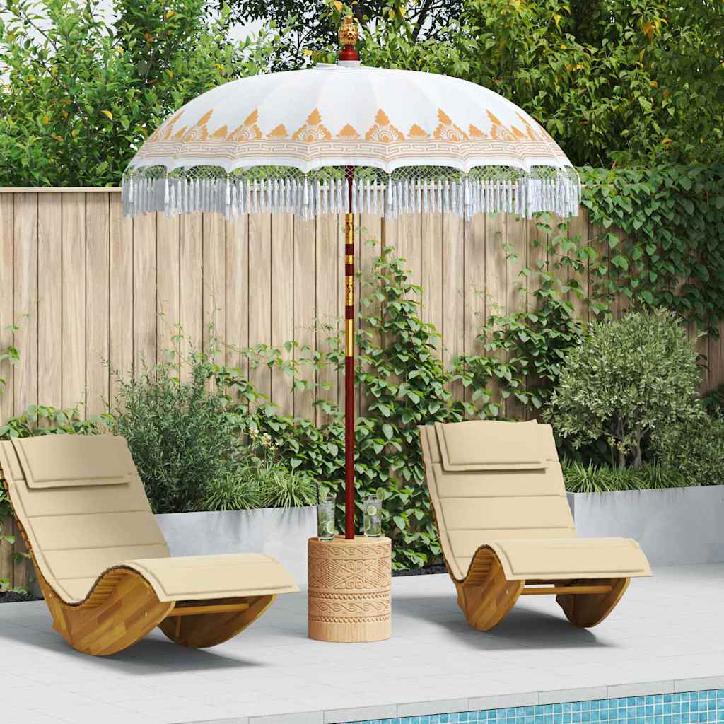 Balinese Parasol Crème 190 X 190 X 260 Cm Katoen