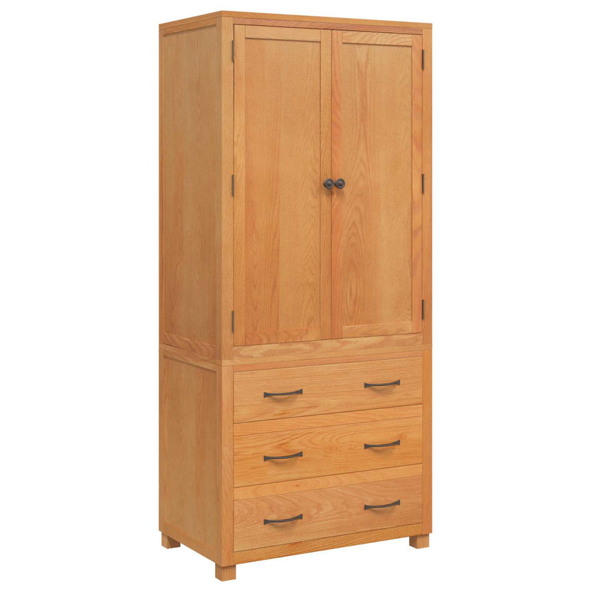 vidaXL Ensemble de meubles de rangement 2 pc Marron 80 x 50 x 180 cm