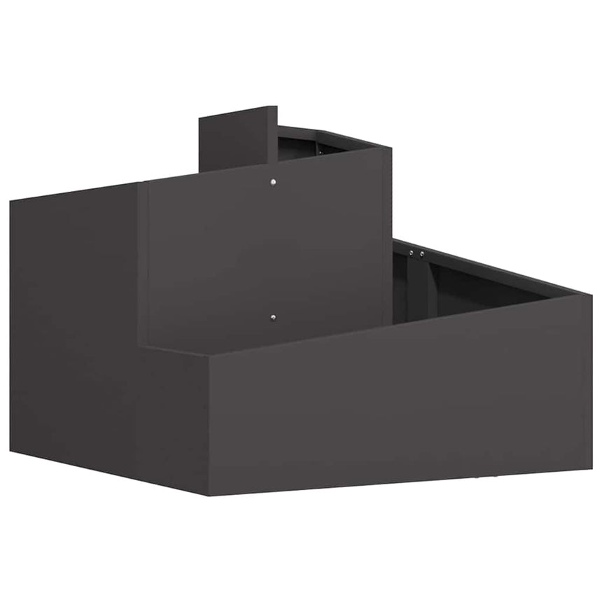 Tuin Plantpot 60 X 60 X 50 Cm Koudgewalst Staal
