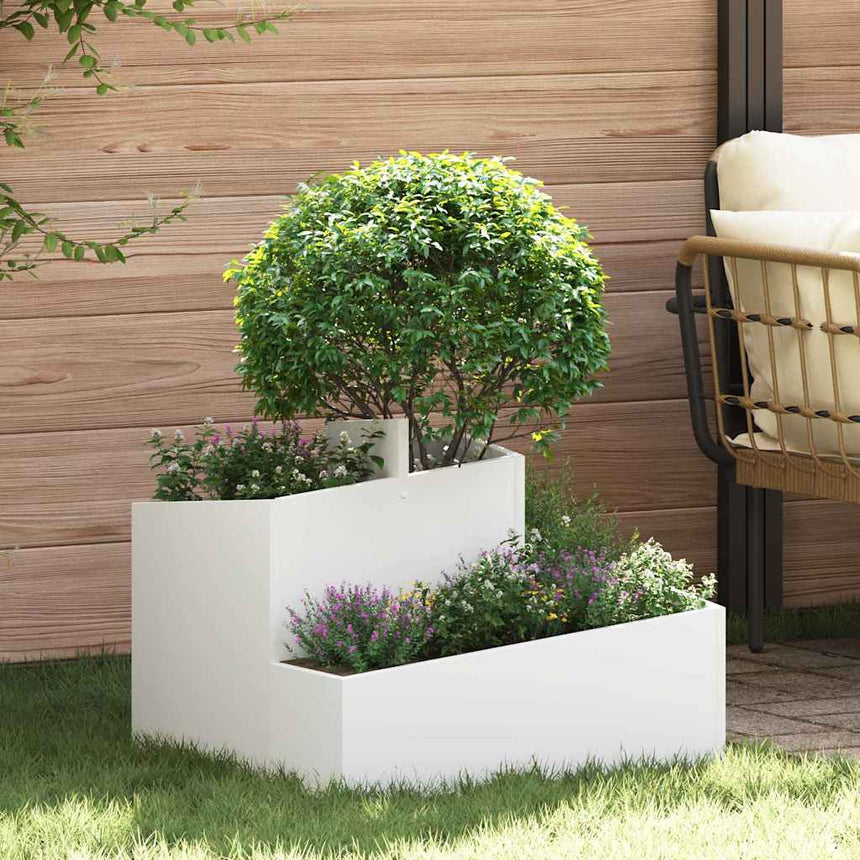 Tuin Plantpot 60 X 60 X 50 Cm Koudgewalst Staal