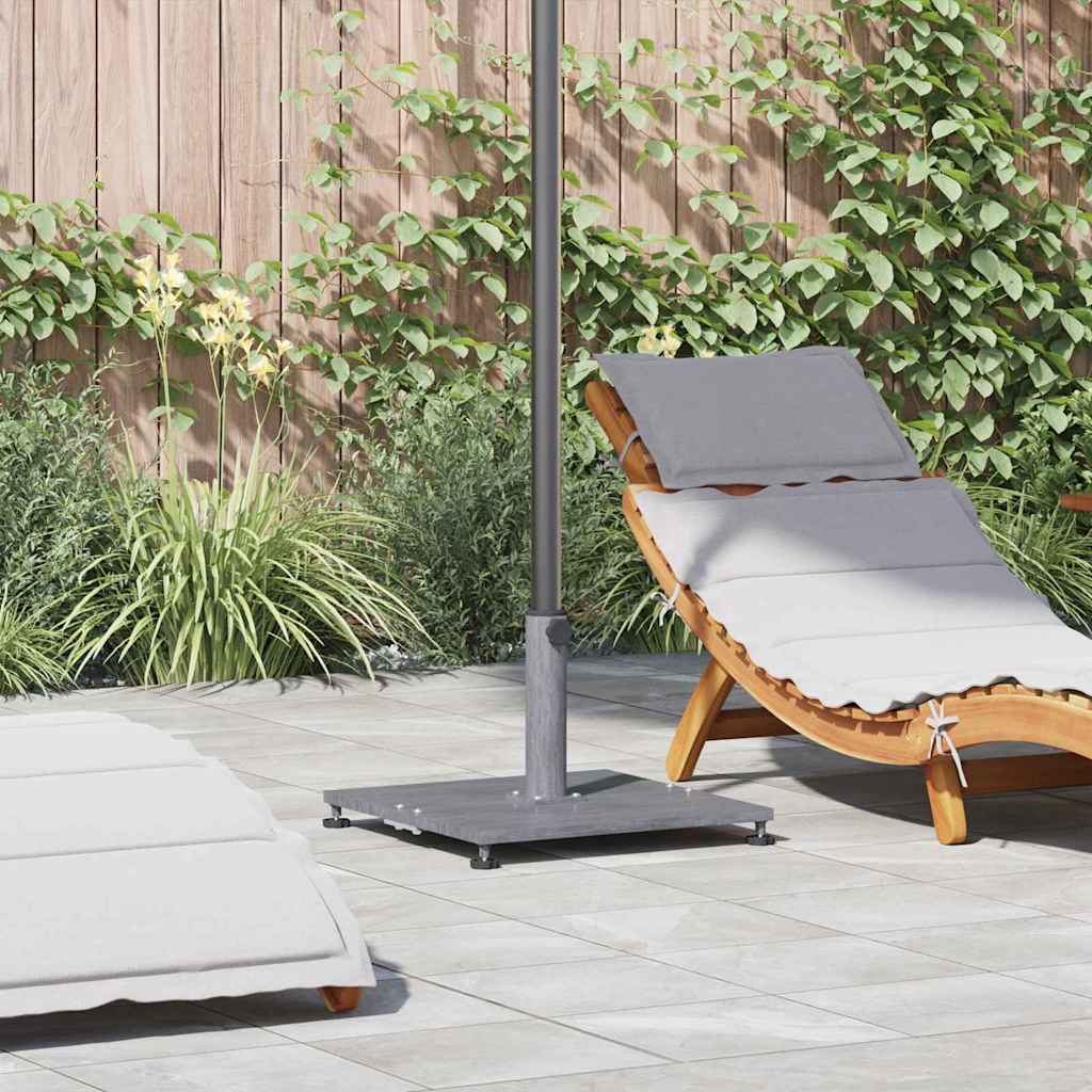 Parasolvoet Donkergrijze Houten Look 45 X 45 X 31 Cm