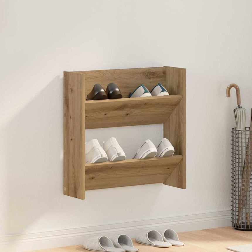 Schoenenkast Bewerkt Hout