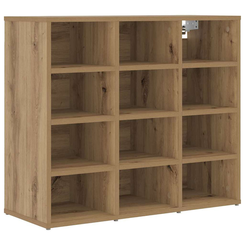 Schoenenkast Artisan Eiken Bewerkt Hout