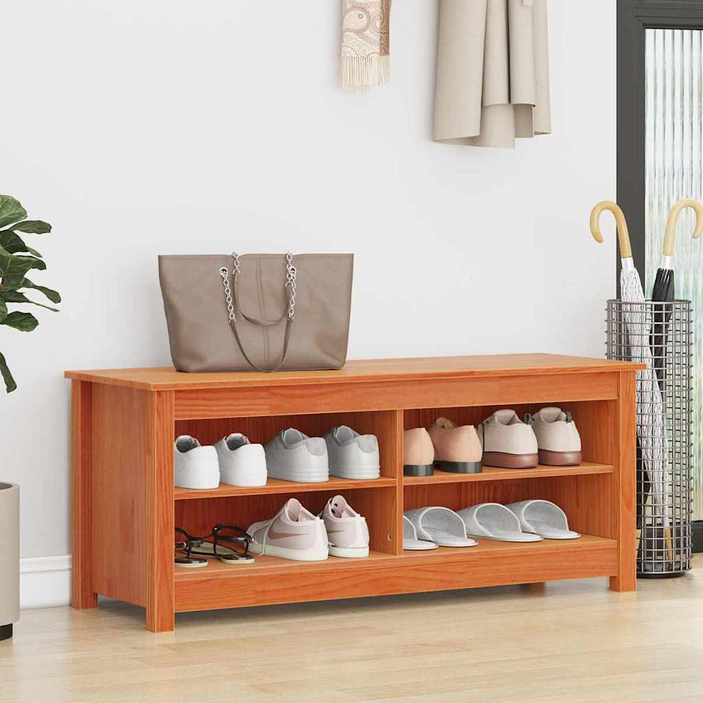 Opslagbank 110 X 38 X 45,5 Cm Massief Grenenhout