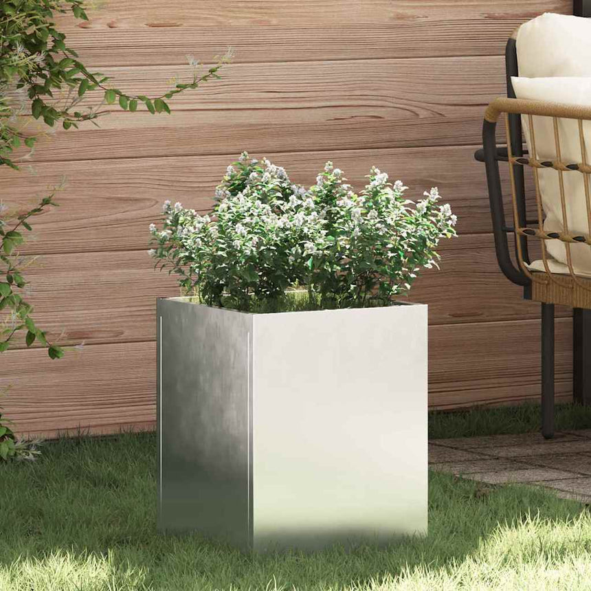 Tuin Plantpot Gegevens Staal 32 X 32 X 40 Cm Gegevens Staal