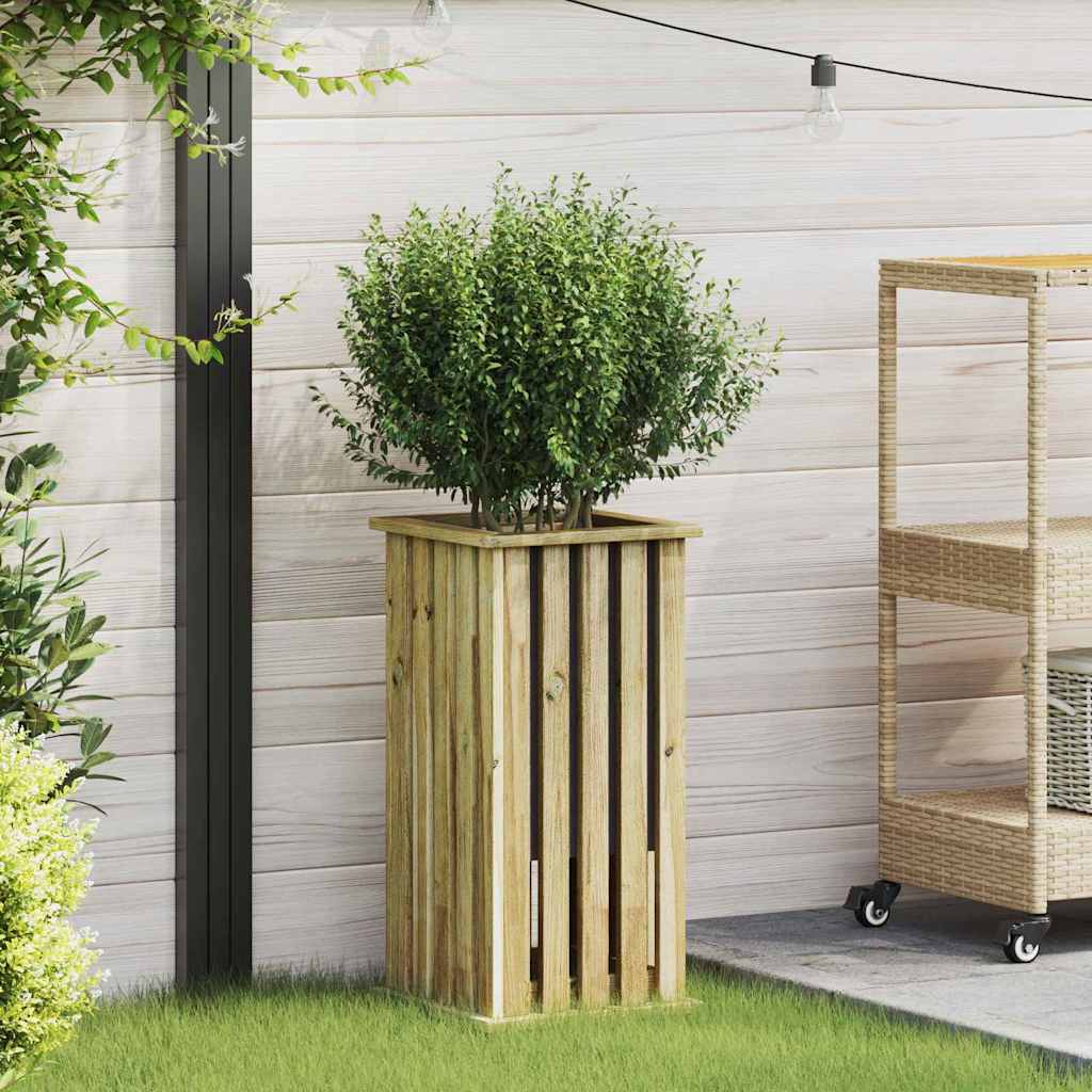 Plantkisten Bruin 33 X 33 X Geïmpregneerd Grenenhout