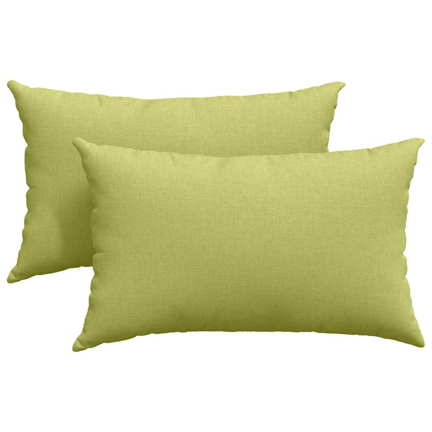 Zitkussens 2 Pcs 50 X 30 Cm Stof Lichtgroen