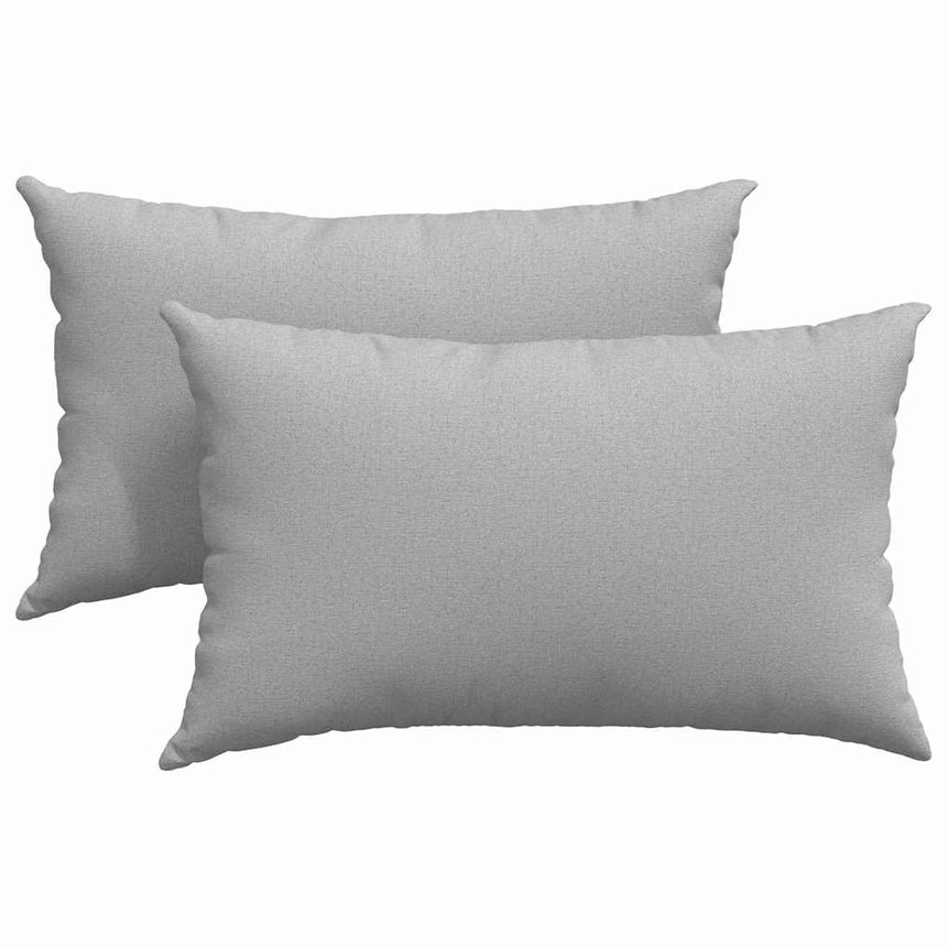Zitkussens 2 Pcs Wolkgrijs 50 X 30 Cm Stof Wolkengrijze Stof