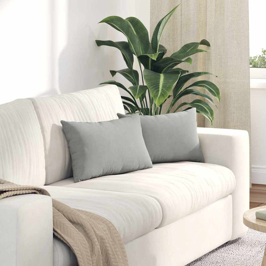 Zitkussens 2 Pcs 50 X 30 Cm Stof