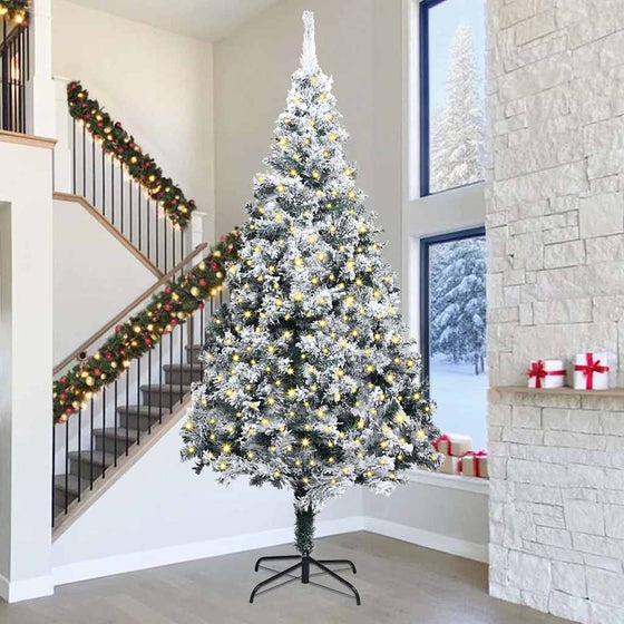 Kunstmatige Voorverlichte Kerstboom Groen 400 Cm Pvc