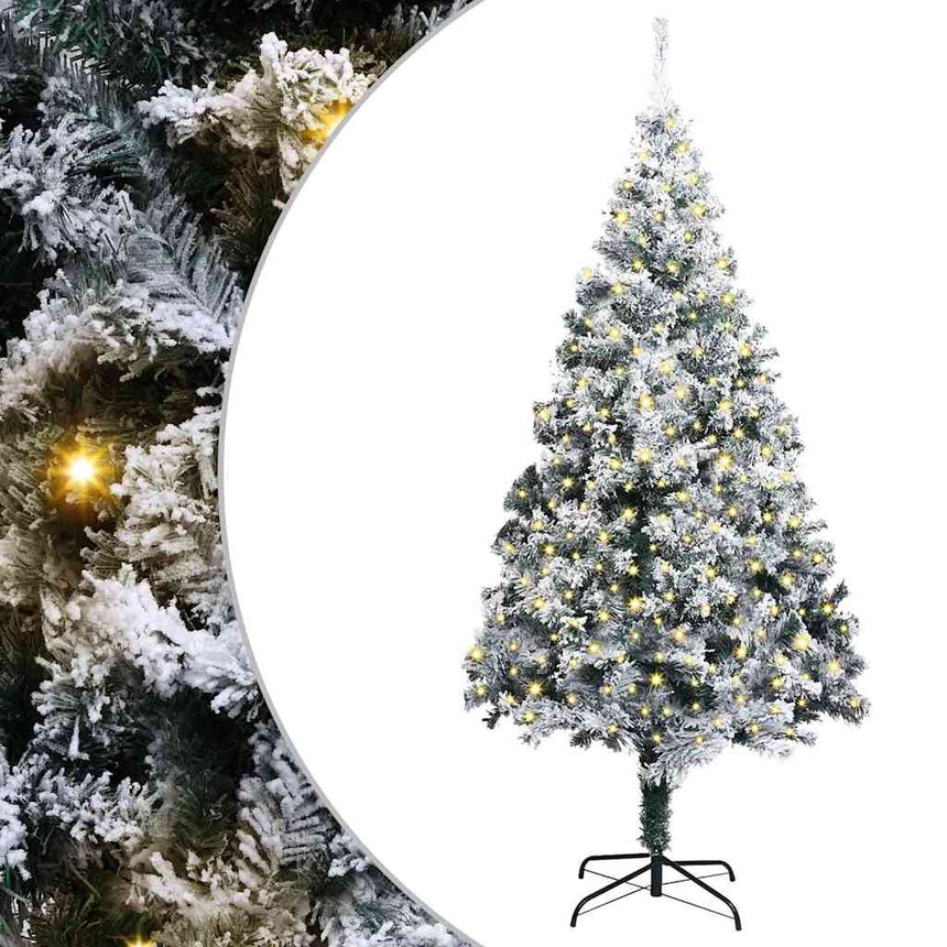 Kunstmatige Voorverlichte Kerstboom Groen 400 Cm Pvc
