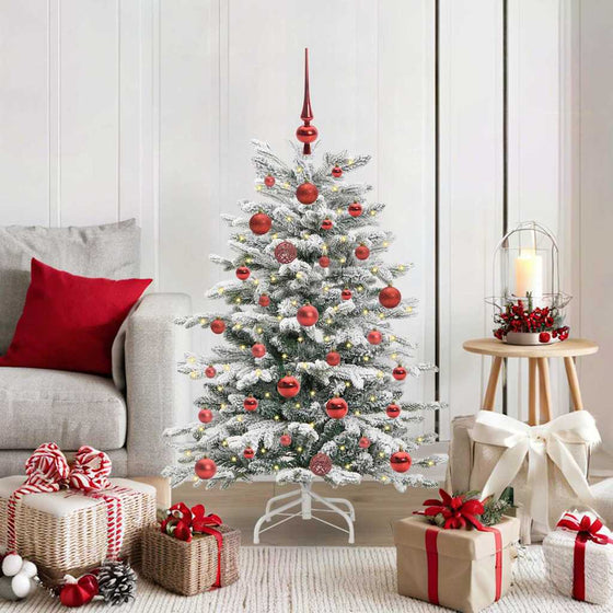 Kunstmatige Hinged Kerstboom Wit Pe En Pvc