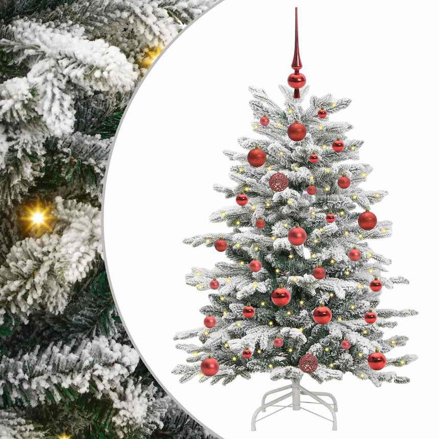 Kunstmatige Hinged Kerstboom Wit Pe En Pvc