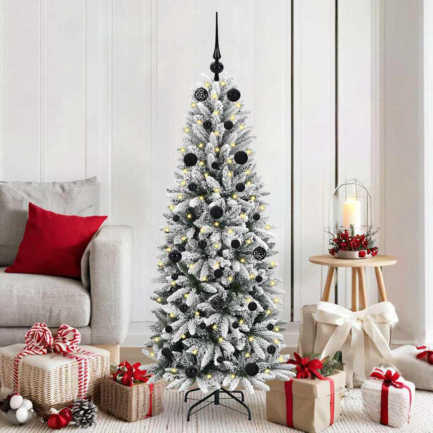 Kunstkerstboom Met 300 Led Met Standaard Wit Pvc