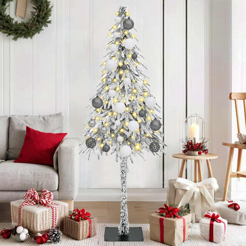 Kerstboom Met 150 Led Met Standaard Wit Pe En Staal
