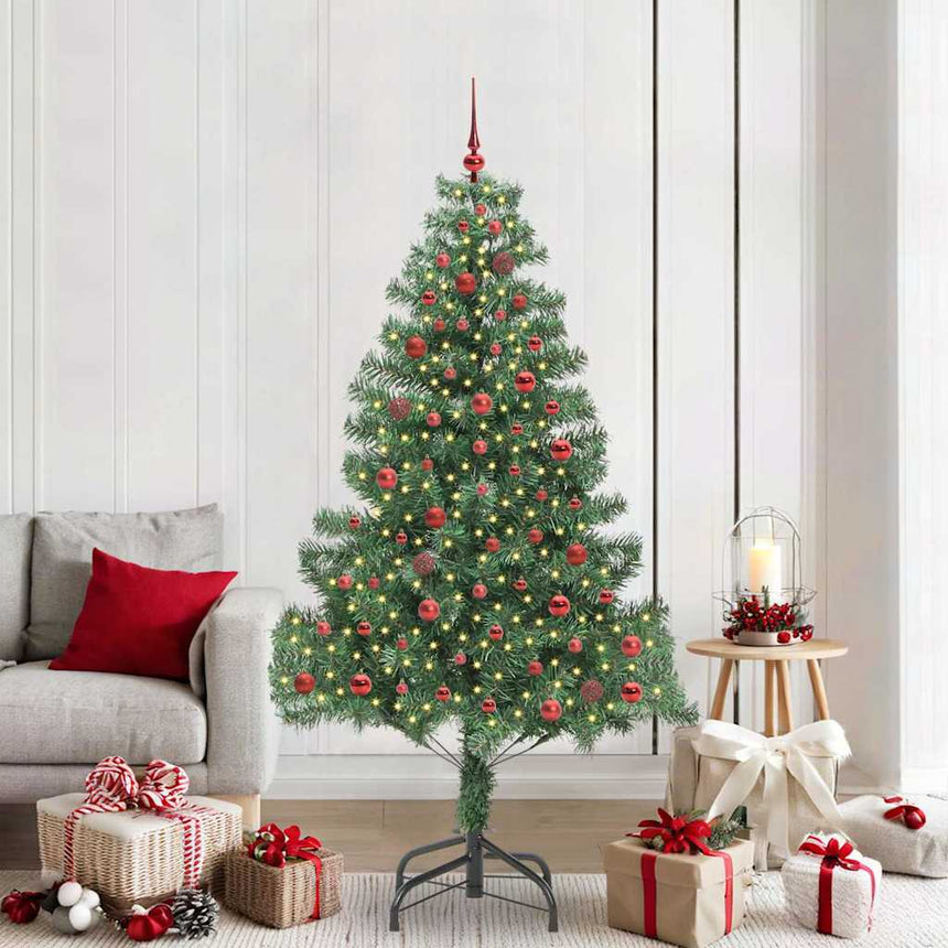 Kerstboom Met 300 Led Met Standaard Pvc Groen