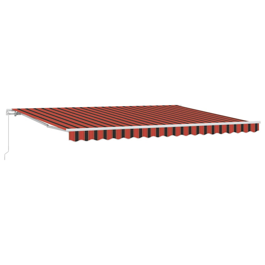 Inklapbare Luifel Oranje En Bruin 450 × 300 Cm