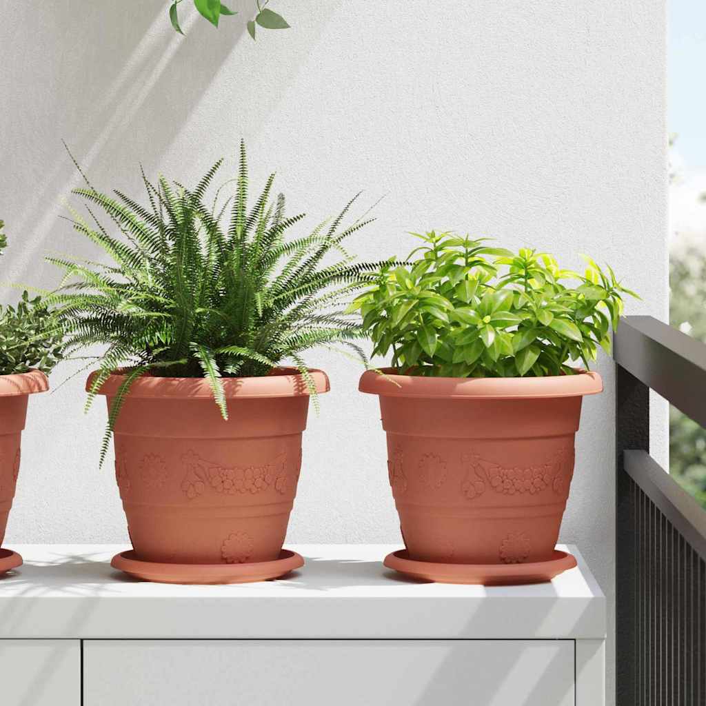 Ronde Bloempot 6 Pcs Kunststof