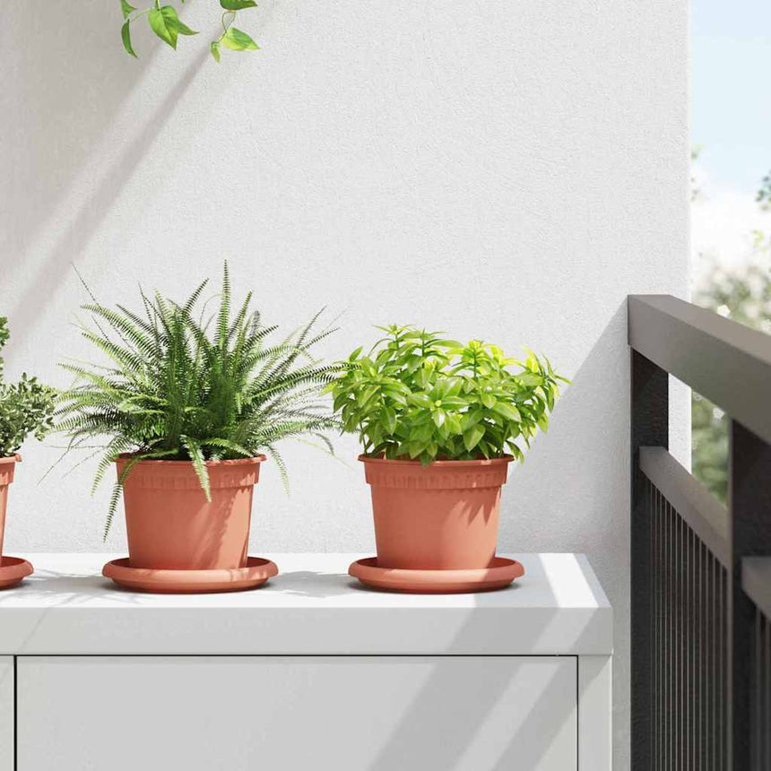 Plantenpotten 6 Pcs Ø 17 X 14 Cm Kunststof