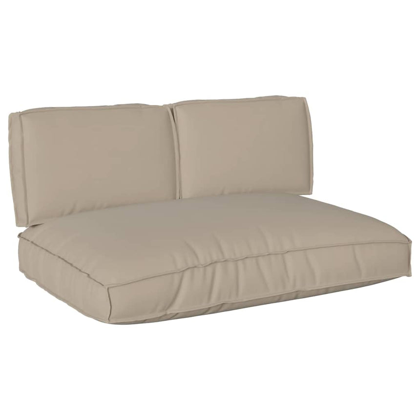Kussen Set 3 Pcs Taupe Oxford Stof