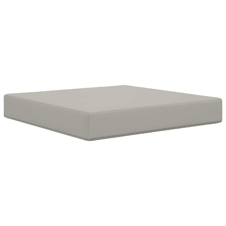 Buitenbankkussen 60 X 60 X 8 Cm Polyester Grijs