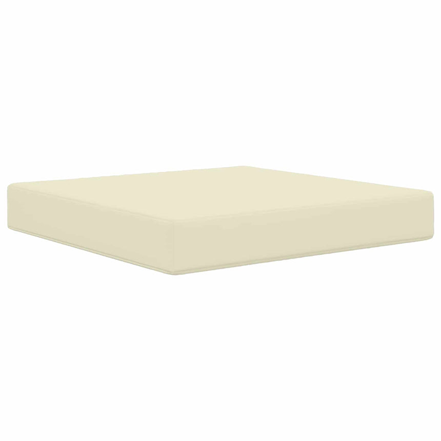 Buitenbankkussen 60 X 60 X 8 Cm Polyester Crème
