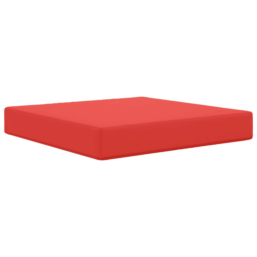 Buitenbankkussen 60 X 60 X 8 Cm Polyester Rood