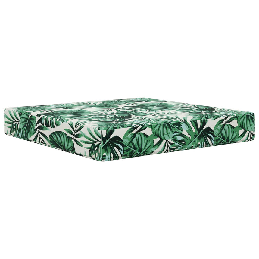 Buitenbankkussen 60 X 60 X 8 Cm Polyester Bladpatroon