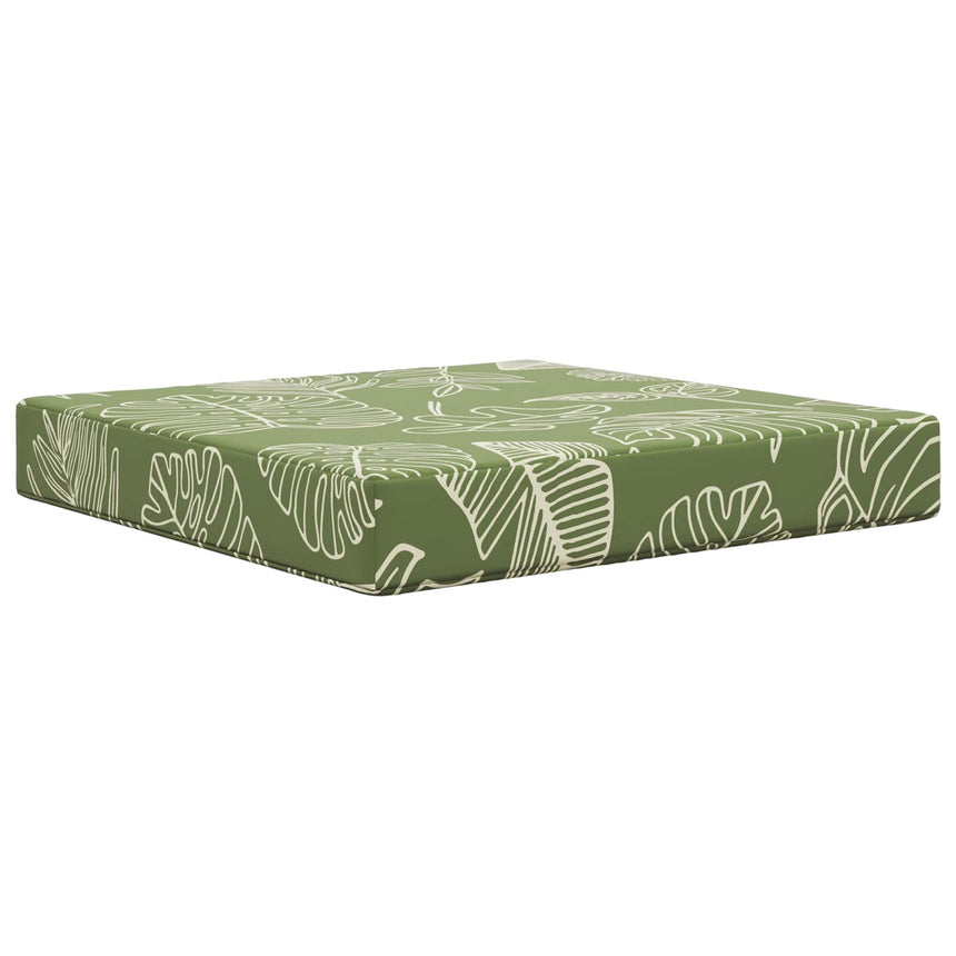 Buitenbankkussen Blad Design 60 X 60 X 8 Cm Polyester Bladontwerp