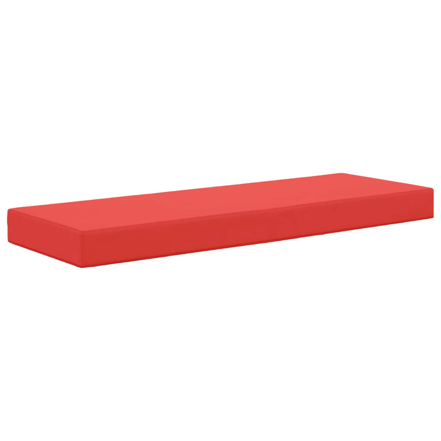 Buitenstoel Kussen Rood 111,5 X 40 X 8 Cm 100% Polyester