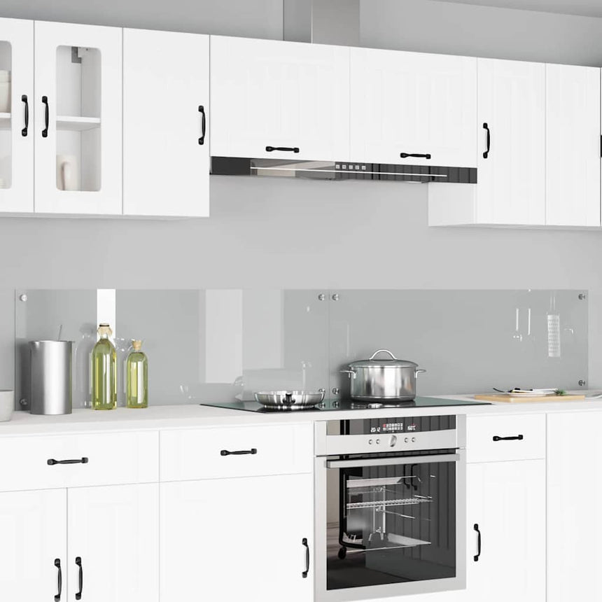 Spatscherm Keuken 80X60 Cm Gehard Glas Transparant Doorzichtig