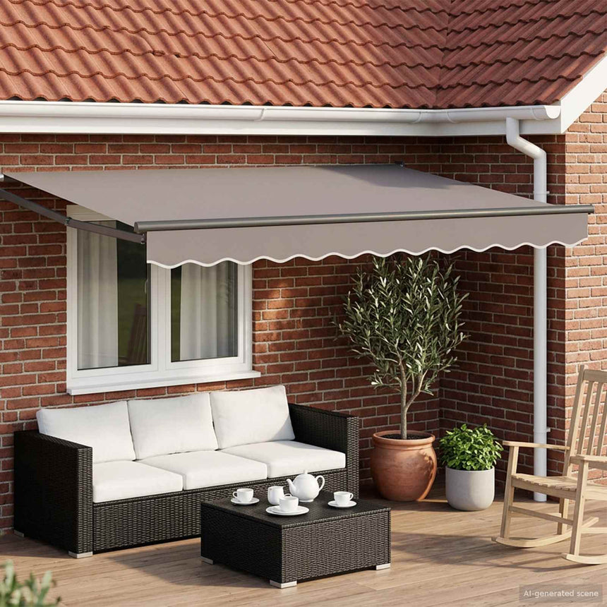 Elektrisch Uittrekbaar Markies Frame Aluminium