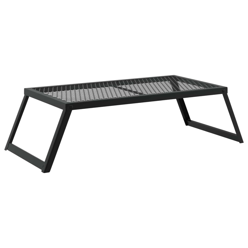 Vouwbare Camping Grill Zwart 58 X 31 X 2 Cm Legeringsstaal