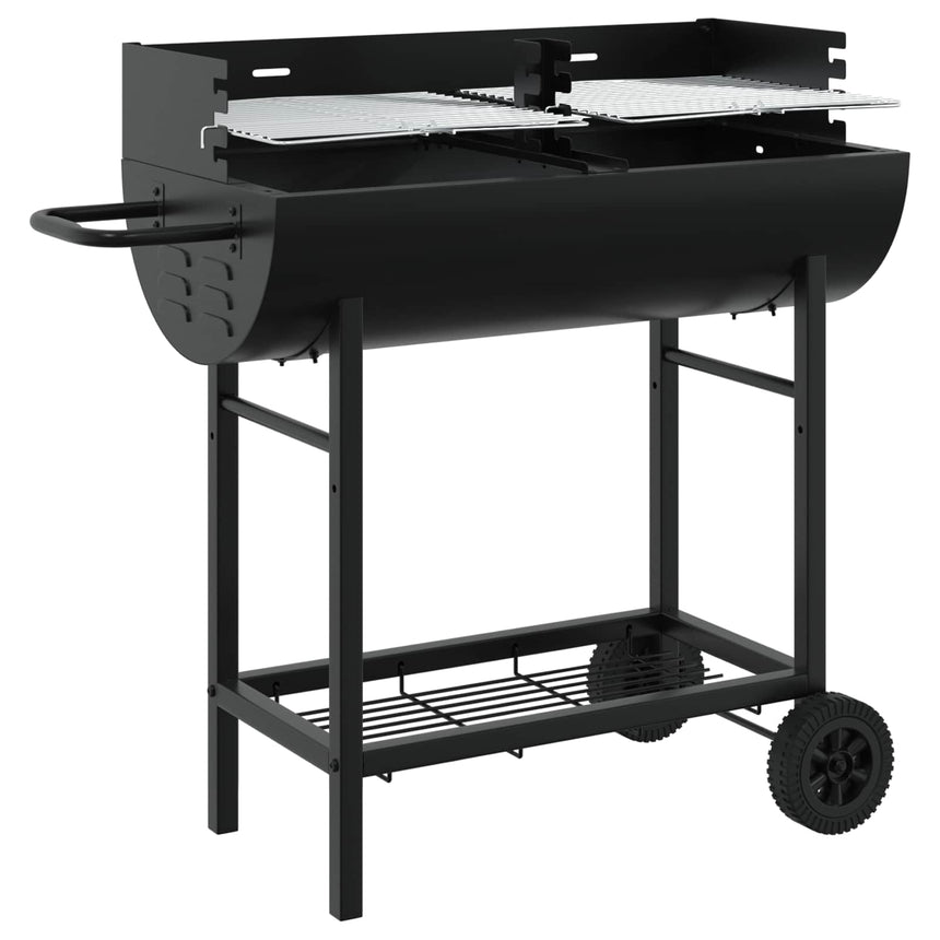Houtskool Grill 96,5 X 42,5 X 88,5 Cm Zwart