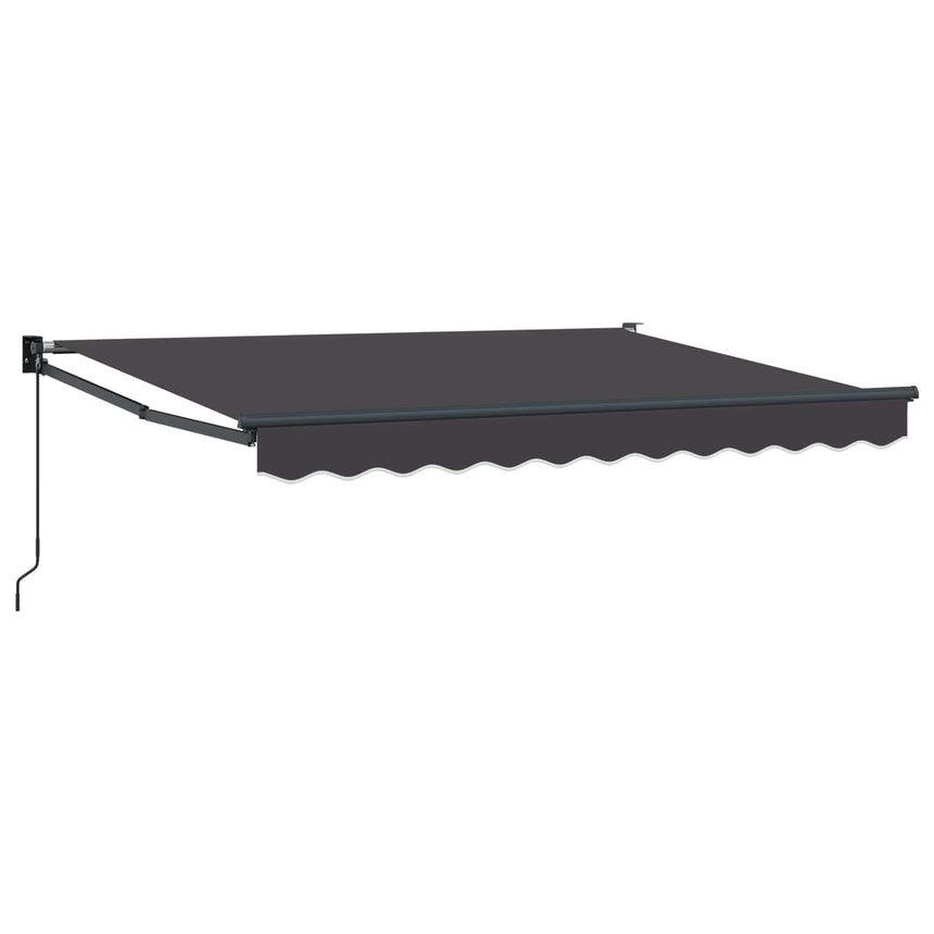 Uitschuifbare Luifel Antracietkleurig Anthraciet (Anthraciet Frame)
