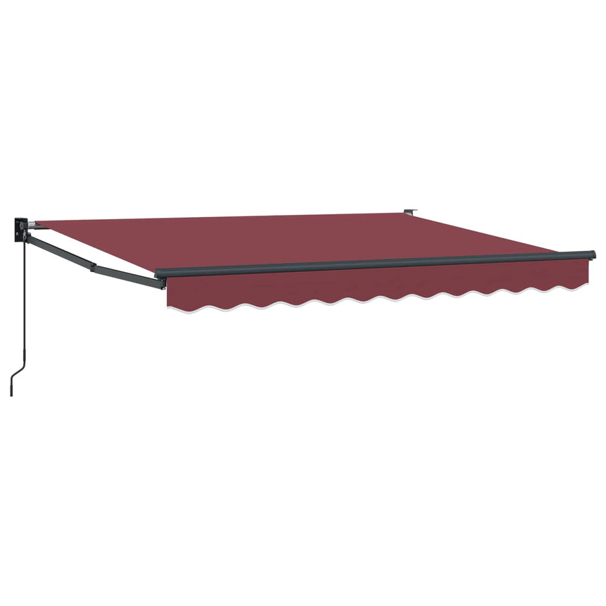 Uitschuifbare Luifel Bordeauxrood Bordeaux (Anthraciet Frame)